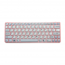 Keyboard voor Sony SVE11 QWERTY US Wit/Roze