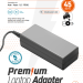 (04) Premium Retail adapter 19 Volt  2,37 Ampere 3,0mm * 1,0mm