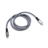 Braided 240 Watt  USB 3.2 Gen 2x2 USB-C naar USB-C kabel 20GBps 1 meter