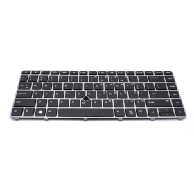 HP Elitebook Toetsenbord Silver QWERTY US Backlit