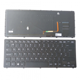 Replacement Keyboard voor Sony SVF14N QWERTY US Zwart (Met Frame + Backlit)